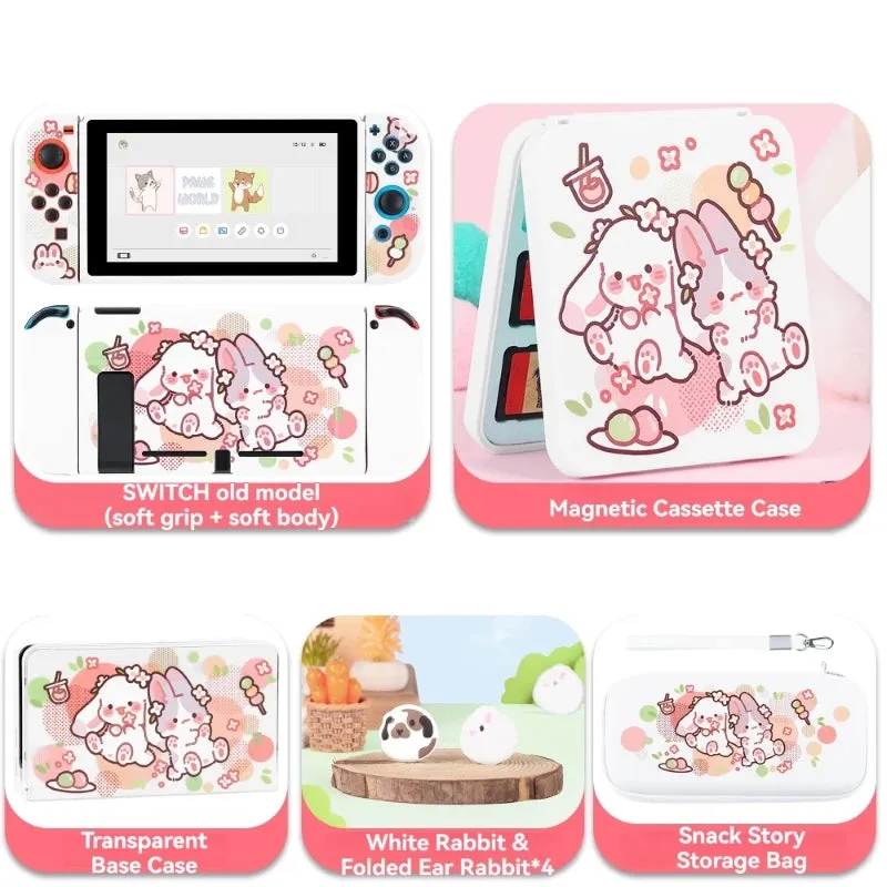 Kawaii Sweet Bunnies Nintendo Switch Case