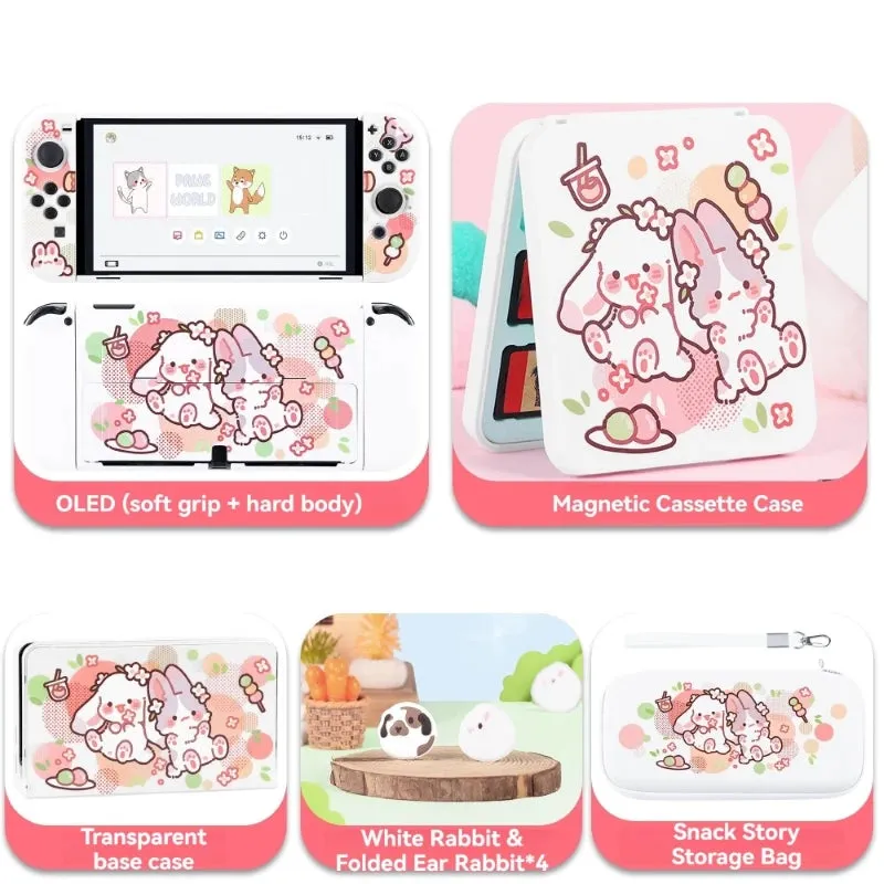 Kawaii Sweet Bunnies Nintendo Switch Case