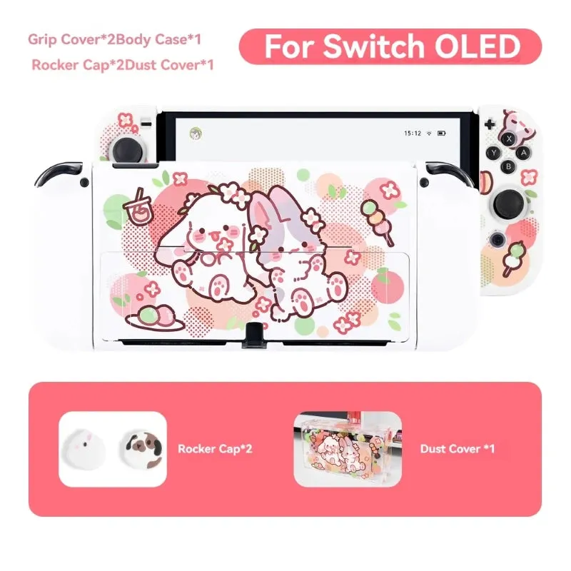 Kawaii Sweet Bunnies Nintendo Switch Case