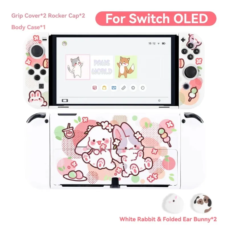 Kawaii Sweet Bunnies Nintendo Switch Case