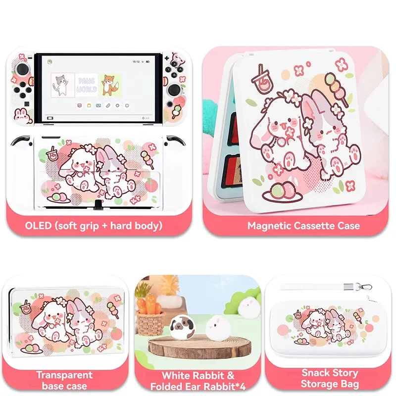 Kawaii Sweet Bunnies Nintendo Switch Case