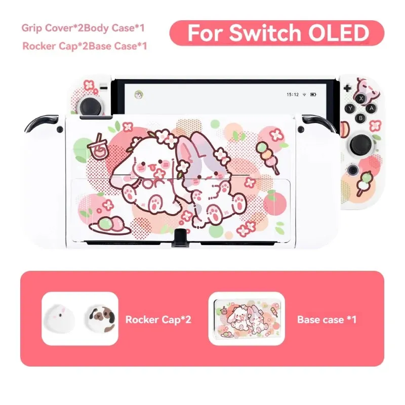 Kawaii Sweet Bunnies Nintendo Switch Case