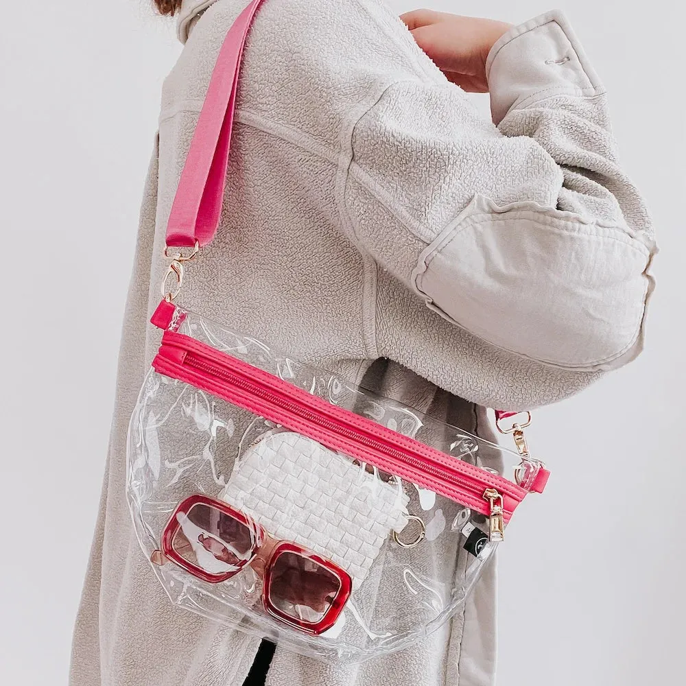 Kehlani Clear Bum Bag - Pink