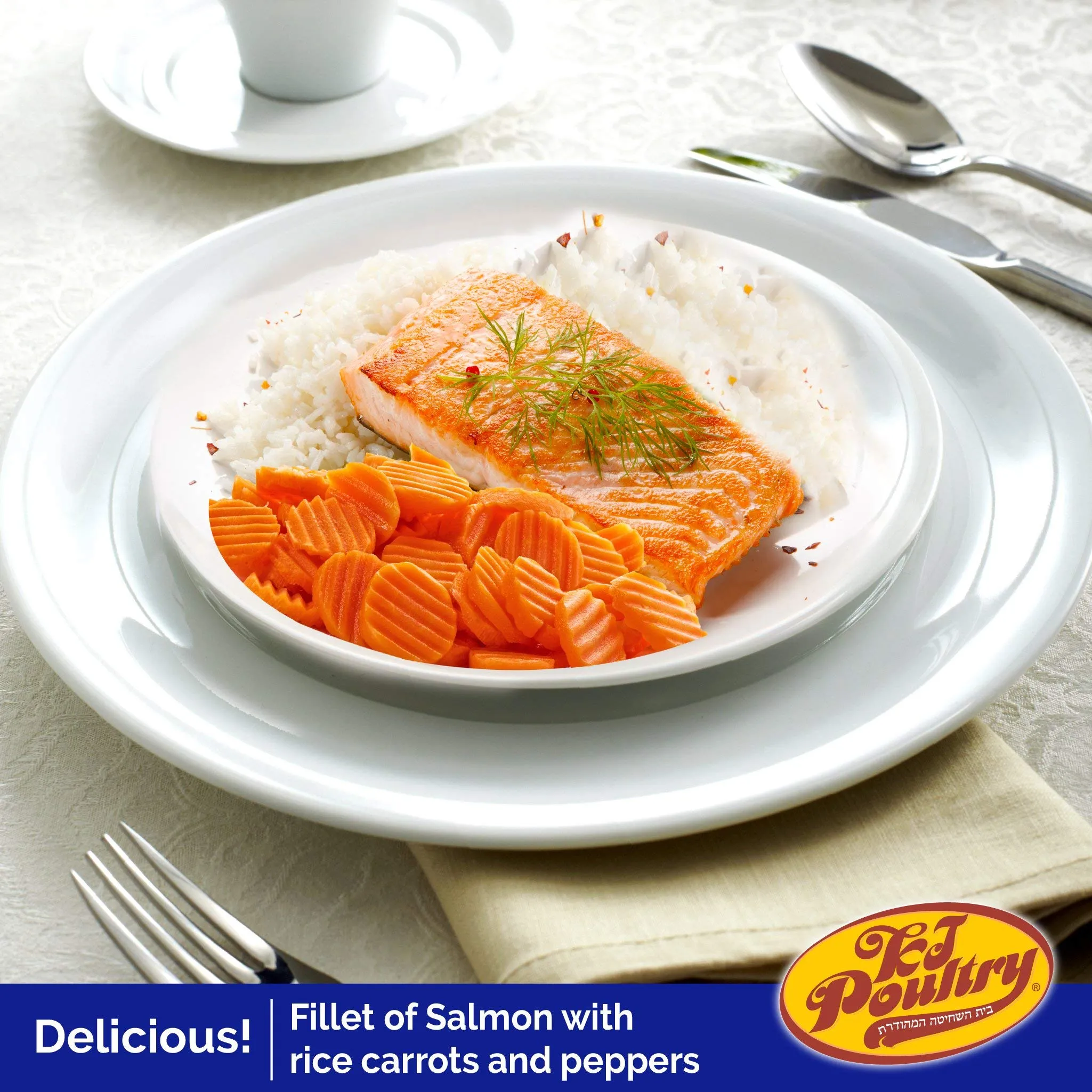 KJ Poultry Kosher Salmon Fillet Fish - 6 Pack