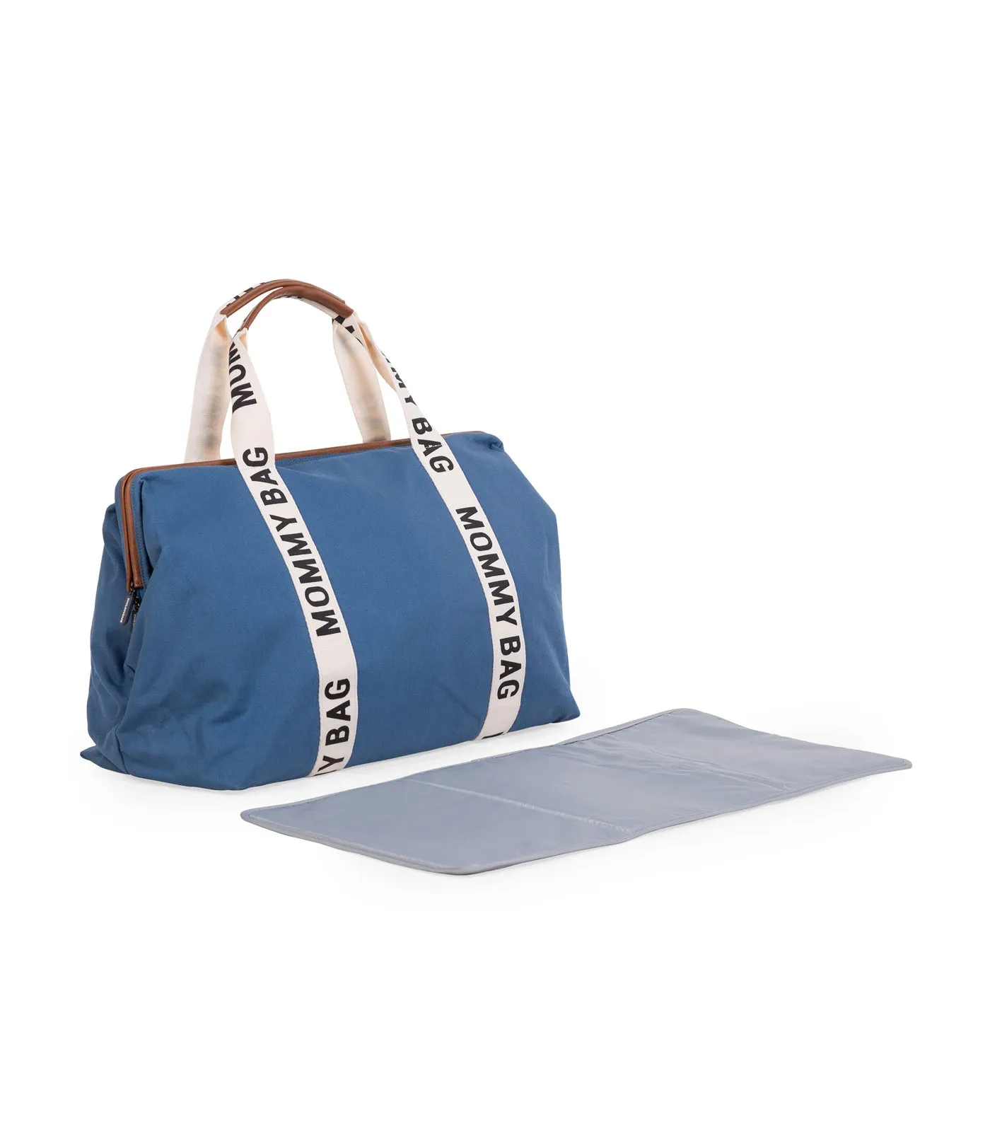 Large Signature Canvas Mommy Bag - Indigo