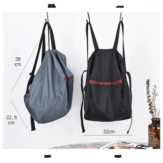 Large Simple Style Women Backpack Casual Shoulder Bag