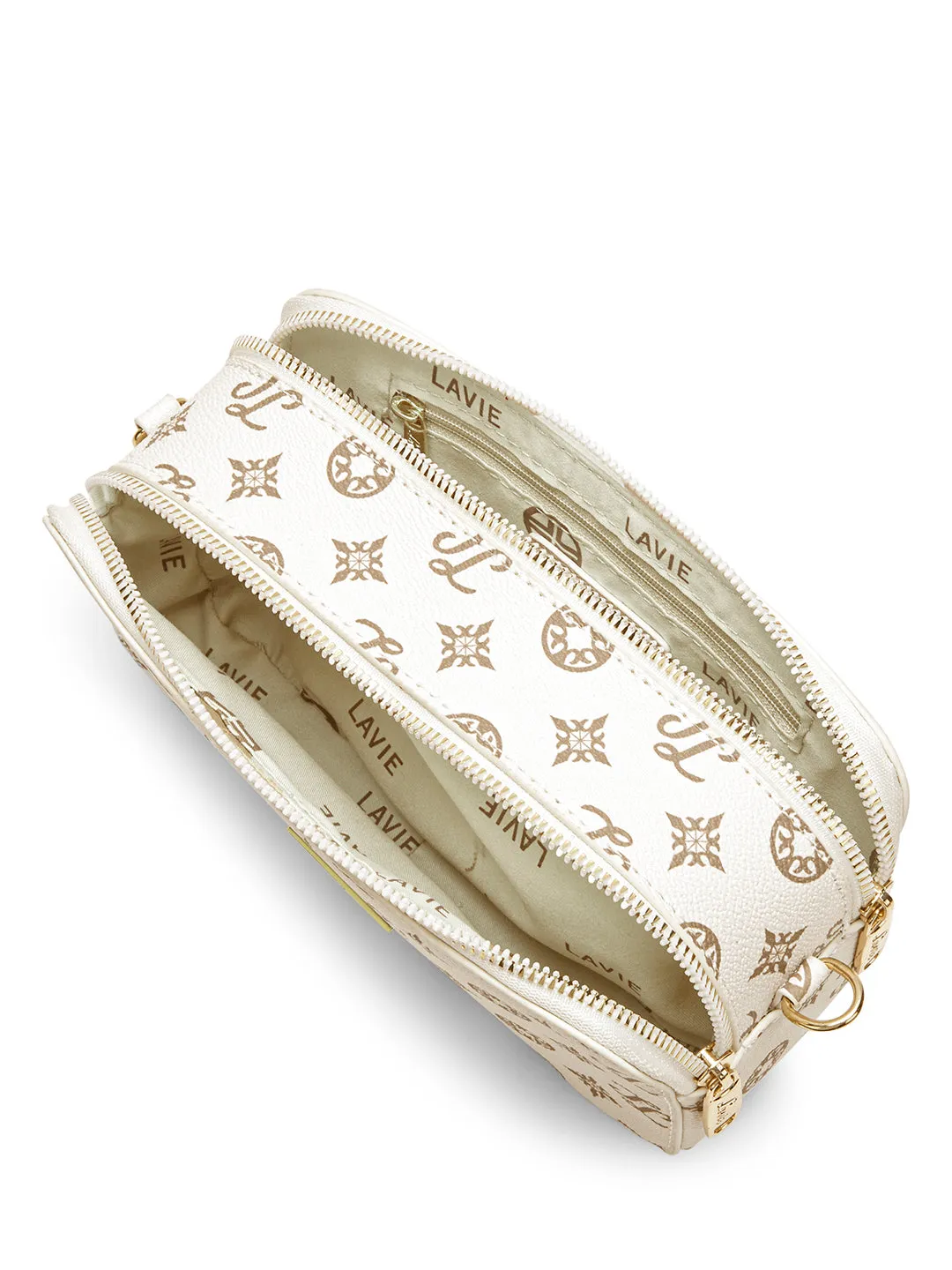 Lavie Signature Hawaii Small Off White Womens Sling Bag