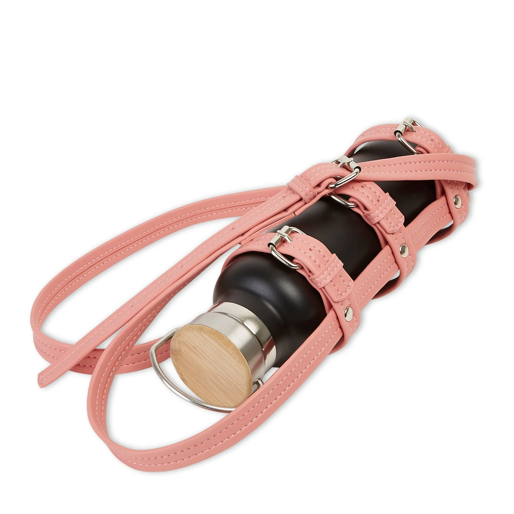 L'EAU PASTEL VEGAN LEATHER BOTTLE HOLDER SUNSET