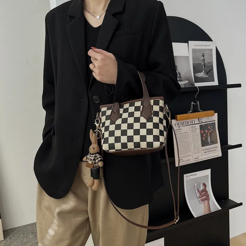 LovelyRLovely Checkerboard Shoulder Bag