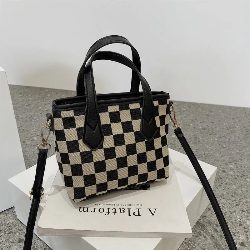 LovelyRLovely Checkerboard Shoulder Bag