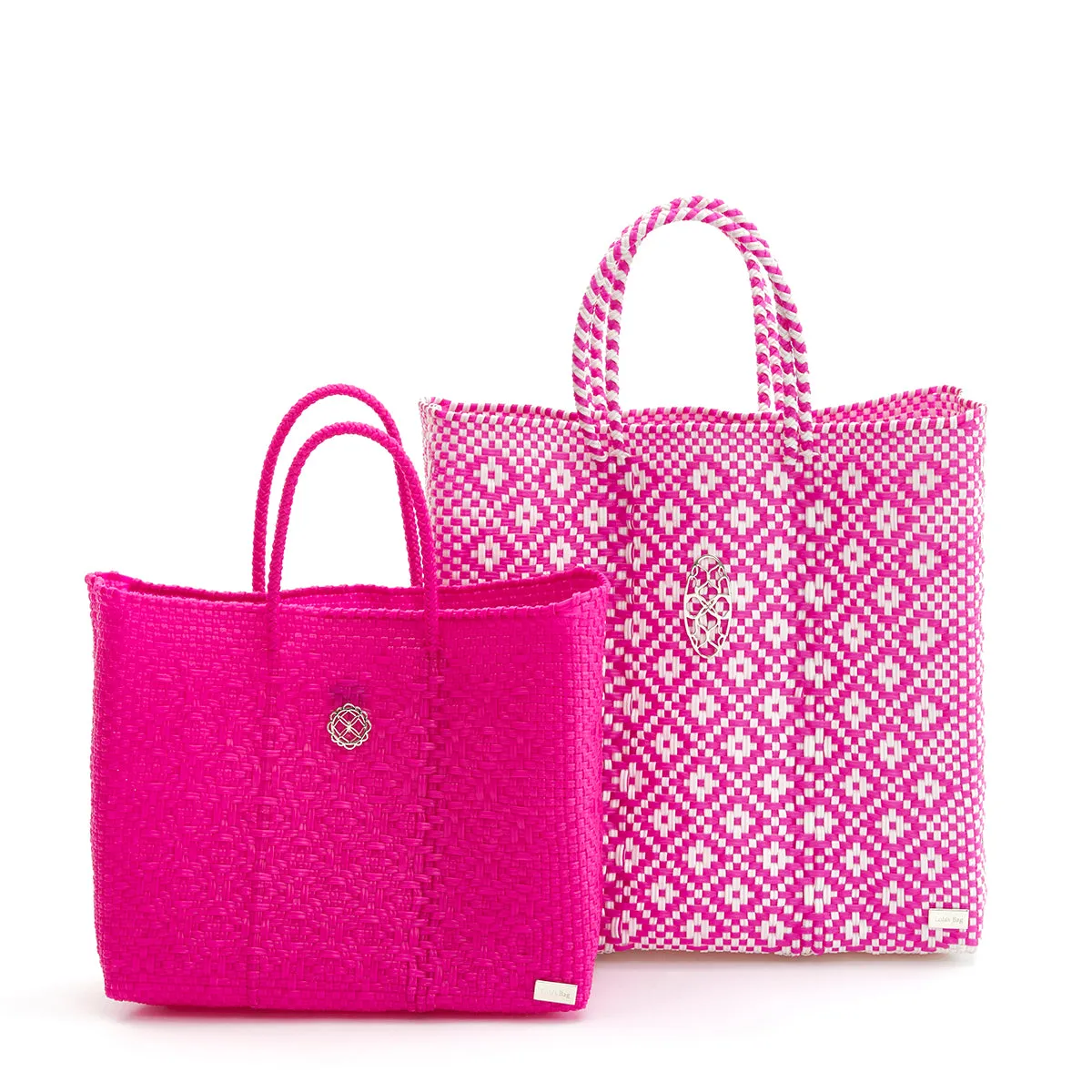 MEDIUM PINK AZTEC TOTE BAG