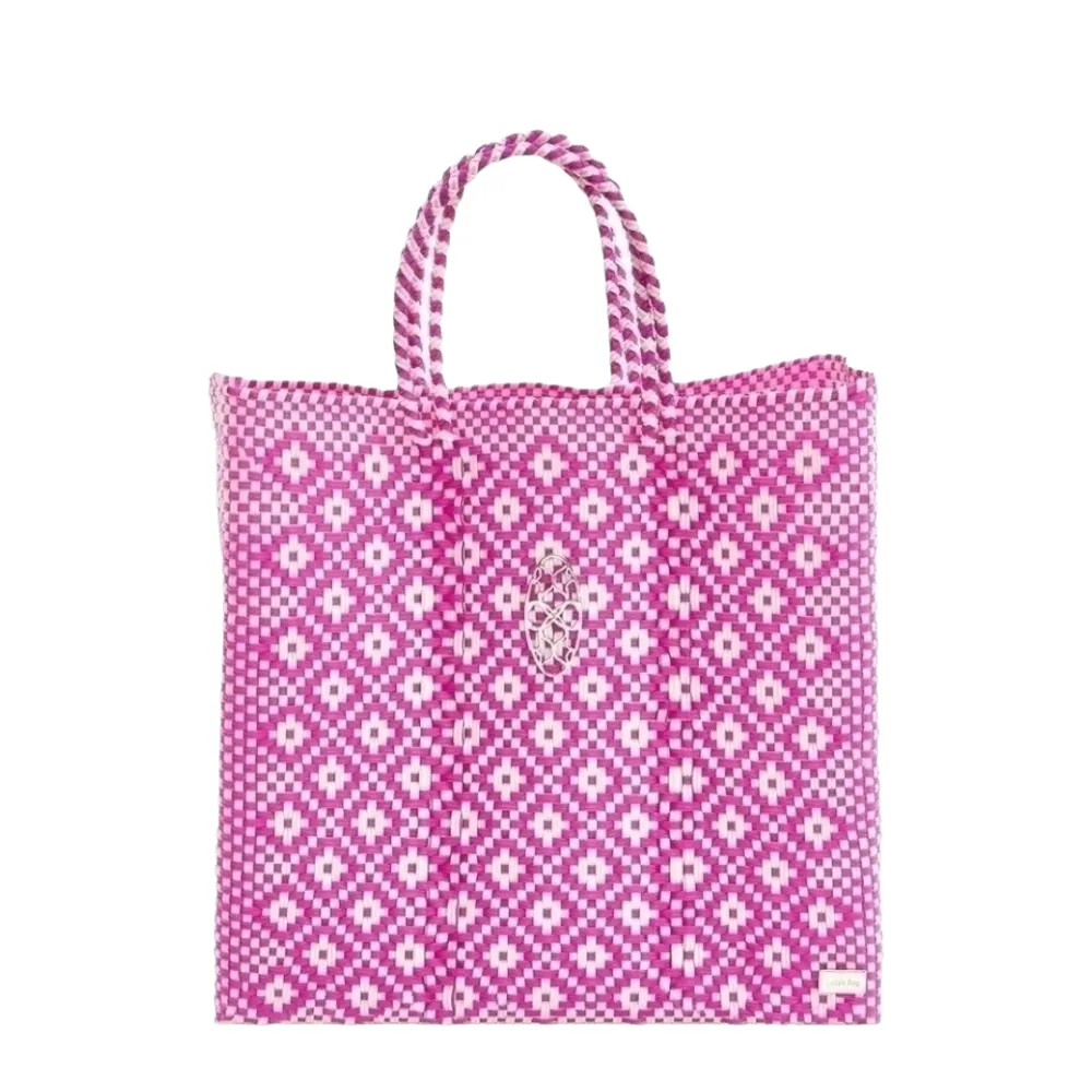 MEDIUM PINK AZTEC TOTE BAG