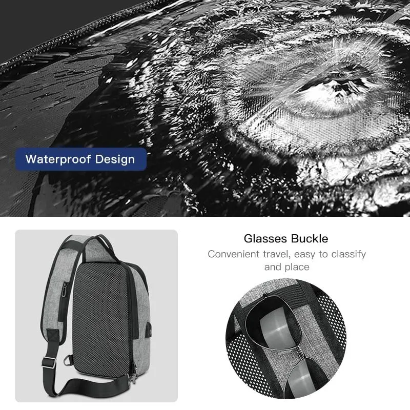 Men's Waterproof Shoulder Bag