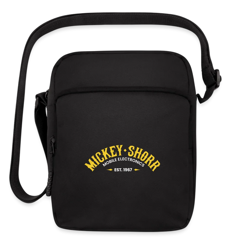 Mickey Shorr Logo Upright Crossbody Bag