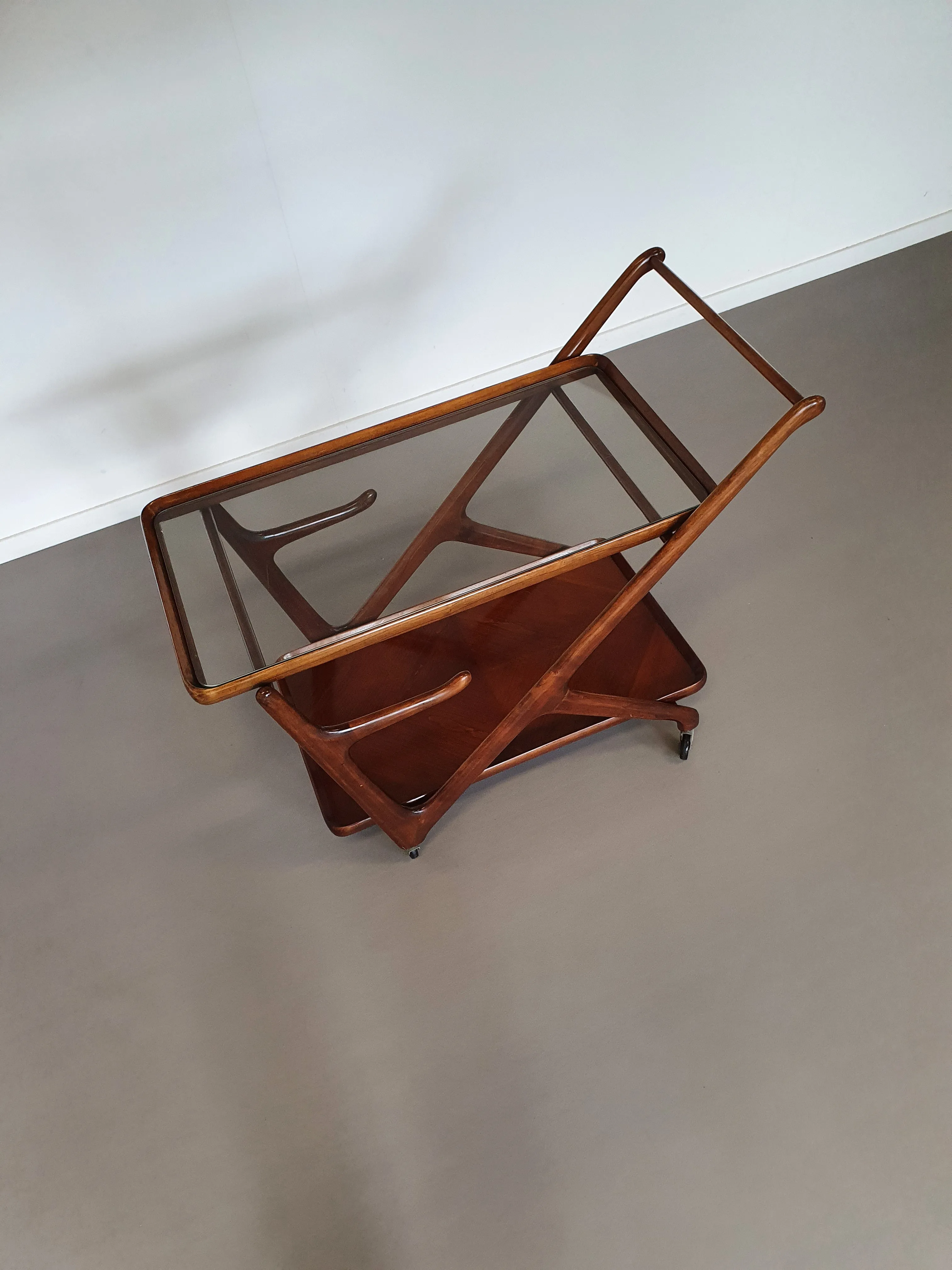 Midcentury Bar Trolley | Cesare Lacca For Cassina | Vintage 50'S