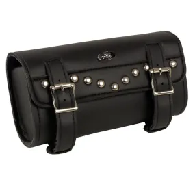 Milwaukee Performance SH49801 Black PVC Large Two Buckle Studded Tool Bag for Motorcycles