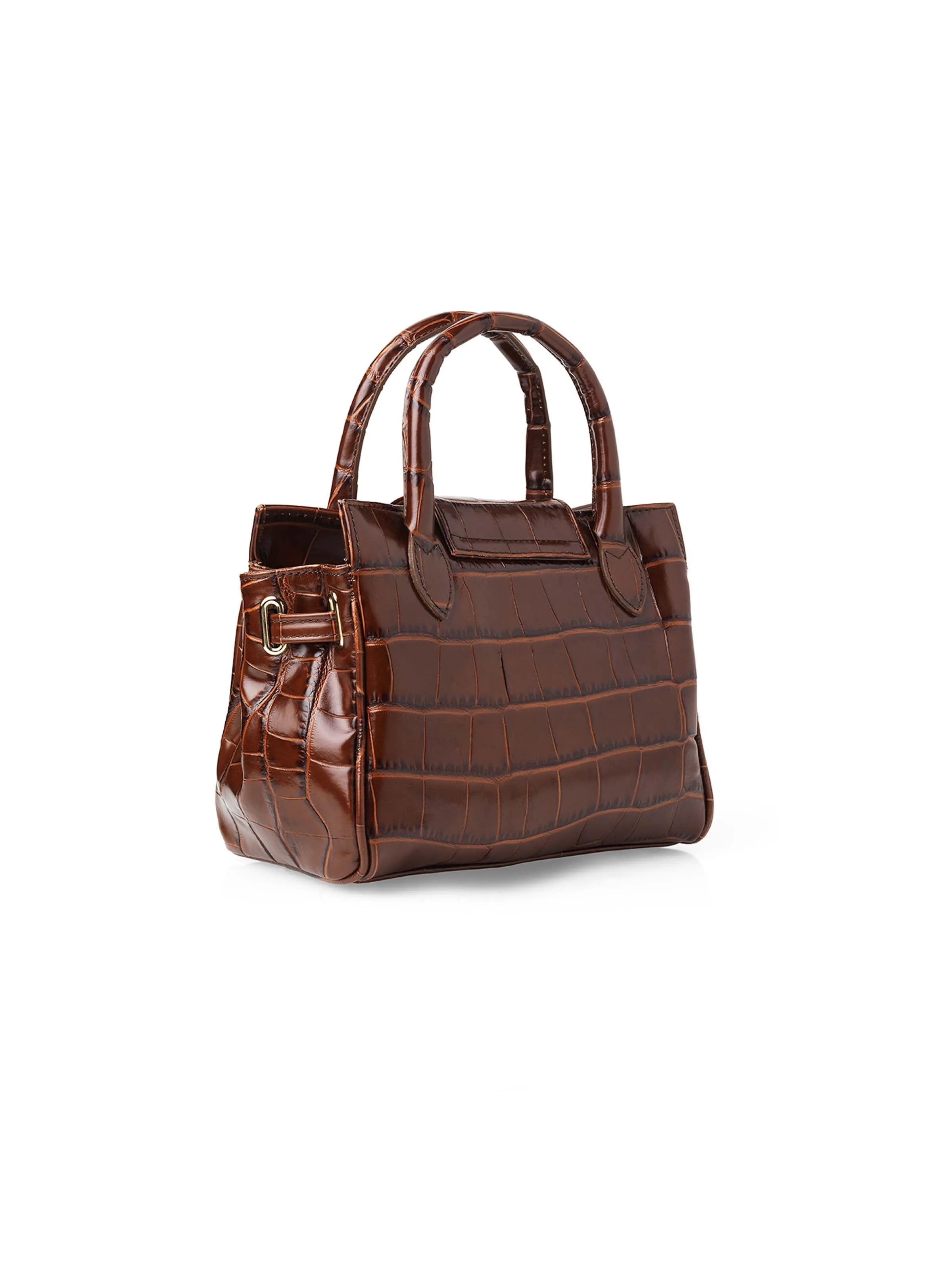 Mini Windsor Handbag - Conker Leather