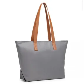 Miss Lulu Casual Waterproof Shopping Tote Bag (Grey) - Durable, Versatile & Stylish