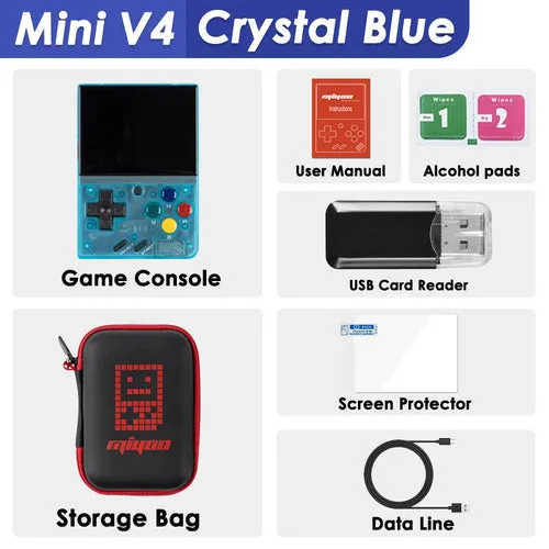 MIYOO MINI V4 Handheld Game Console Linux System 2.8'' IPS Screen