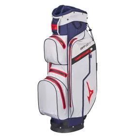 Mizuno BR-DRI Waterproof Cart Bag - Blue/Silver/Red