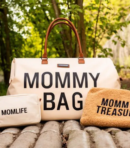 Mommy Bag - Off White/Black