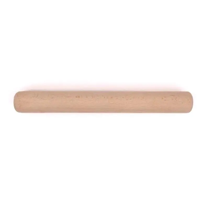 Natural Beechwood Cylindrical Rolling Pin