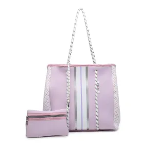 Neoprene Tote - Lavender