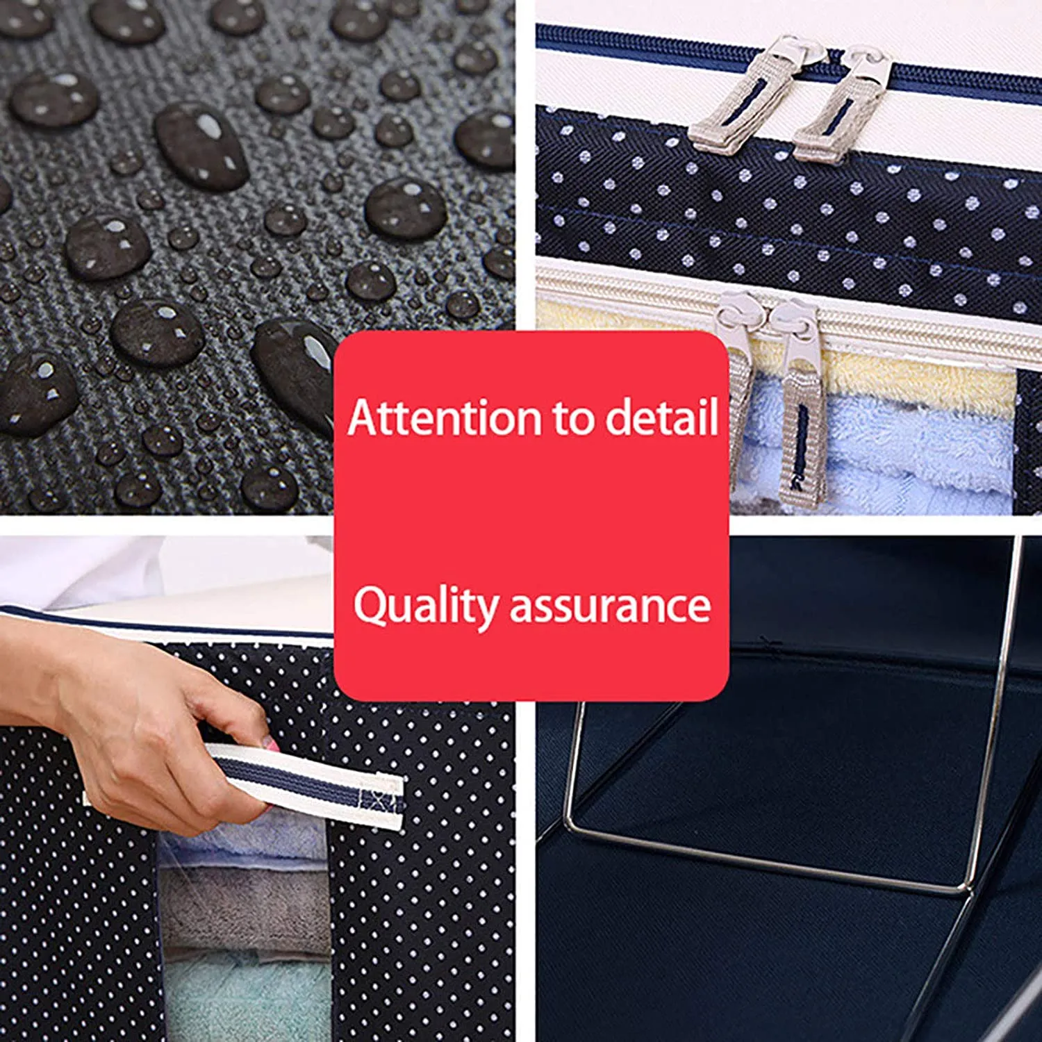 「❉New Year - 40% Off」Spaceplus Cloth Steel Frame Storage Box