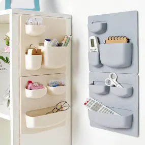 No-Drill Minimal Soft Pastel Wall Stuff Organizer