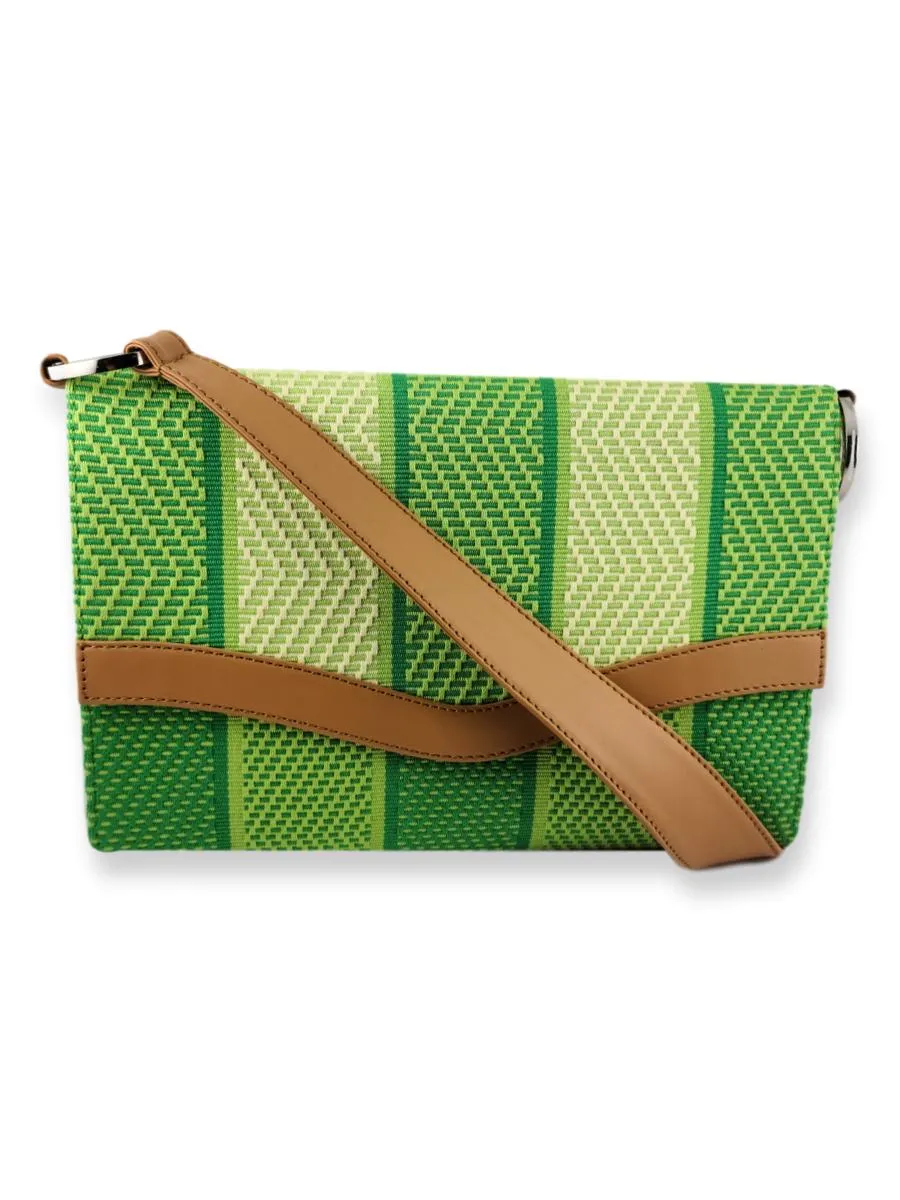 Onda Shoulder Handbag - Leafy Greens