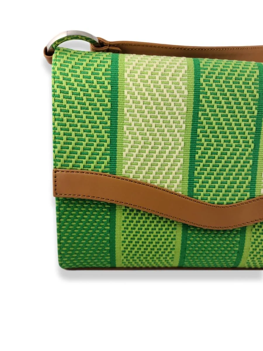 Onda Shoulder Handbag - Leafy Greens