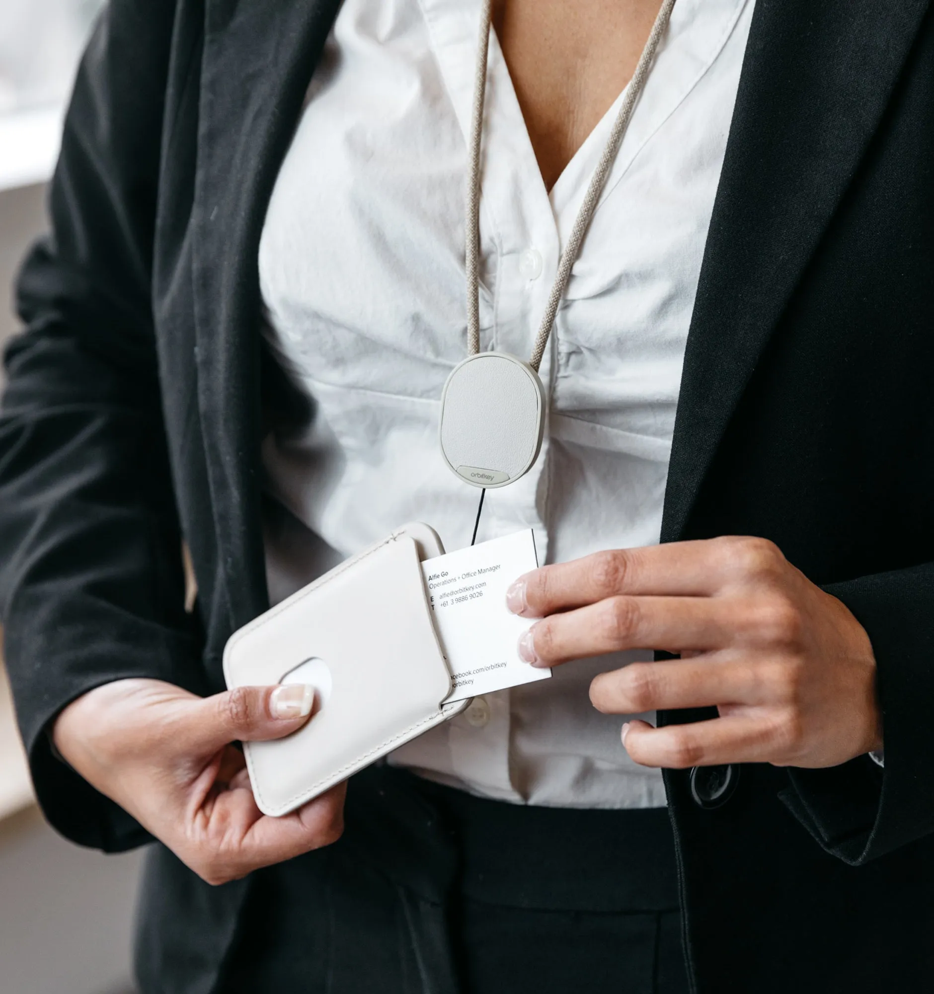 Orbitkey ID Card Holder With Lanyard