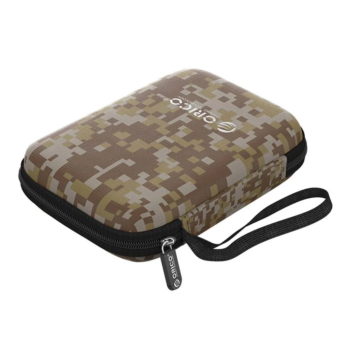 ORICO 2.5 Inch Hard Drive Small Size Storage Bag With InterLayer - Black / Camo