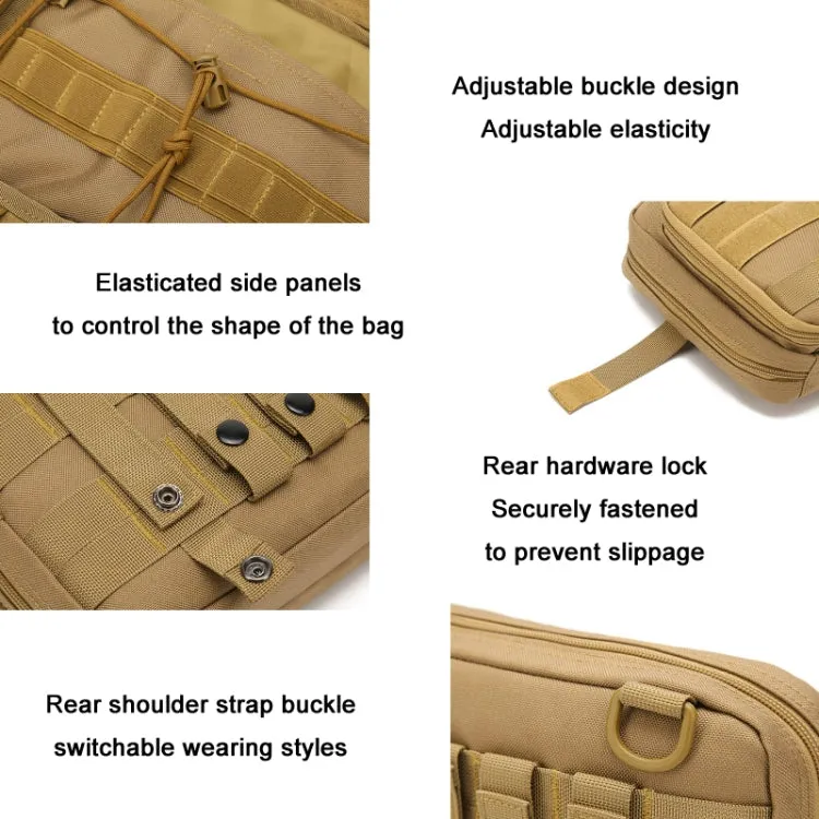 Outdoor Portable First Aid Medical Bag Multifunctional Tool Kit(Khaki)