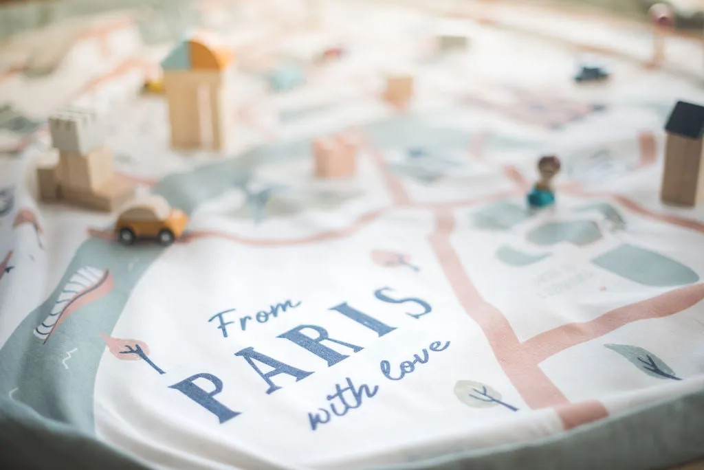 Paris Map Toy Storage Bag