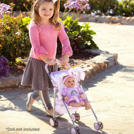 Pastel Pink Umbrella Stroller