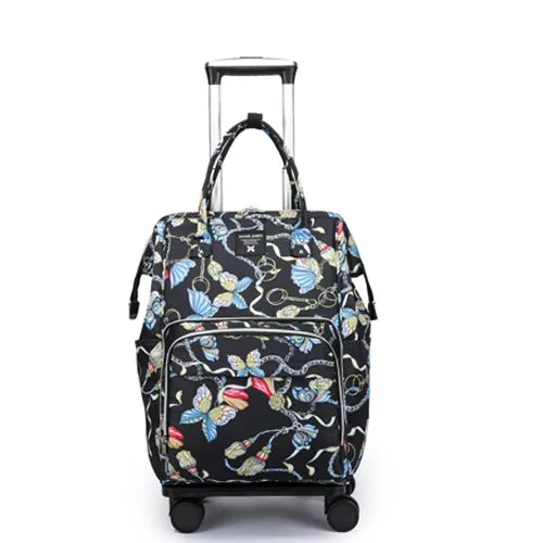 Peter James 4-Wheel Trolley Backpack - Your Stylish Travel Companion