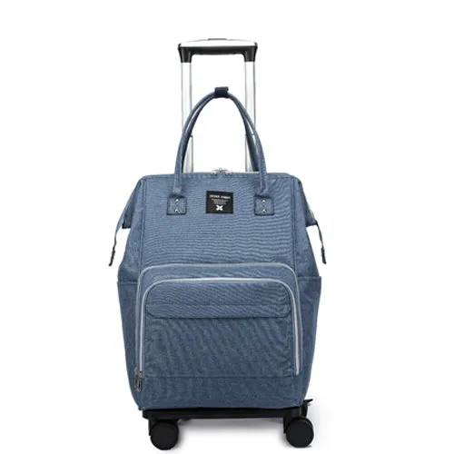 Peter James 4-Wheel Trolley Backpack - Your Stylish Travel Companion