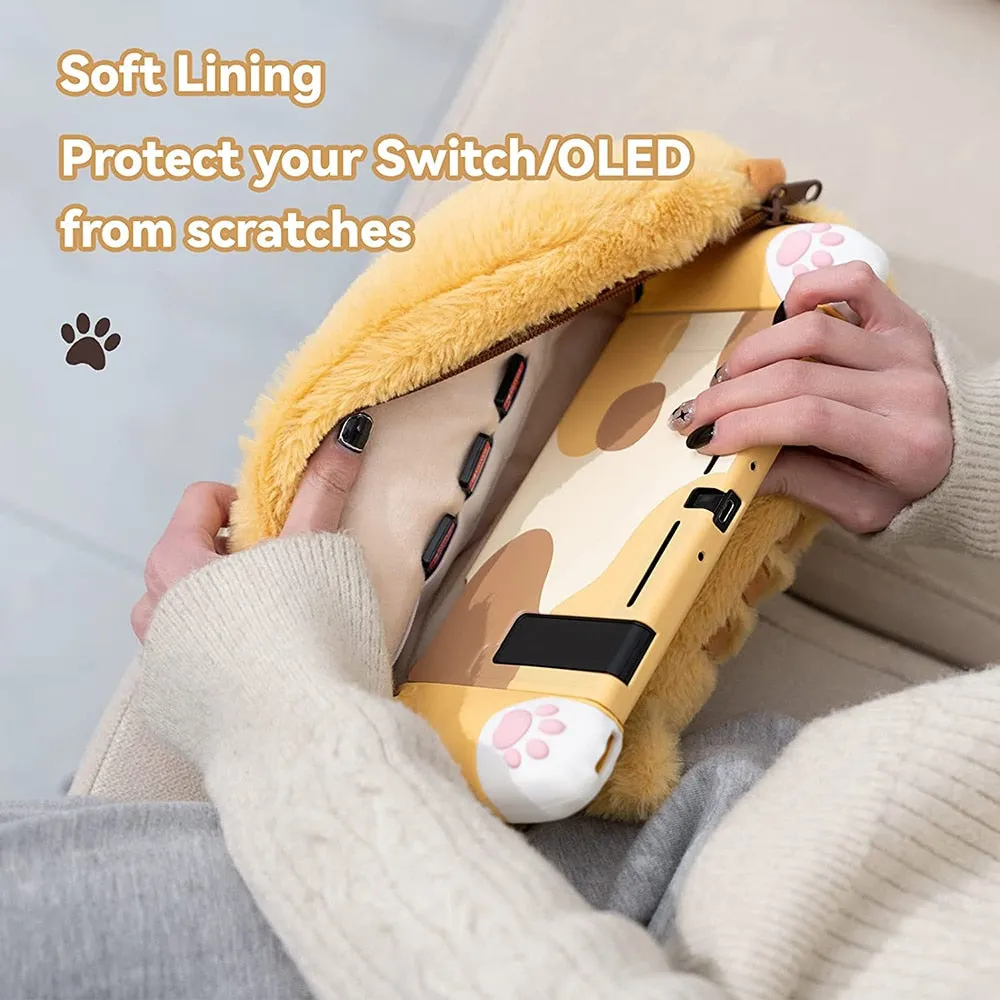 Plush Cat Nintendo Switch Bag