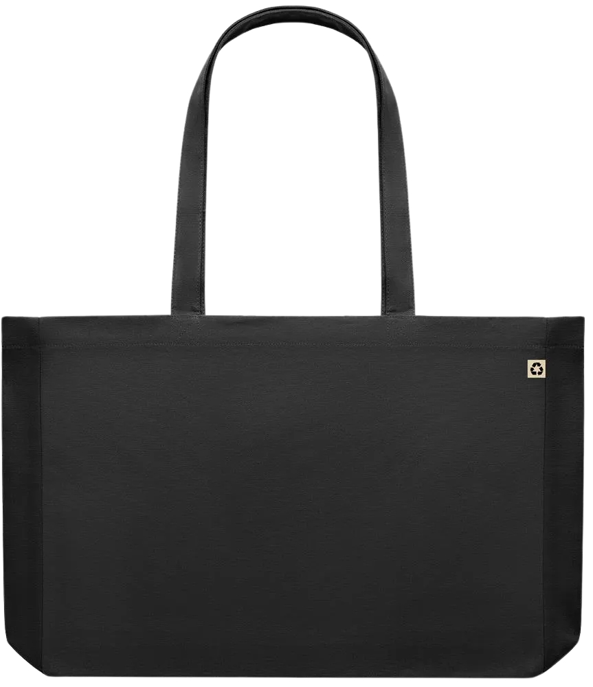 Premium large recycled shopping tote bag