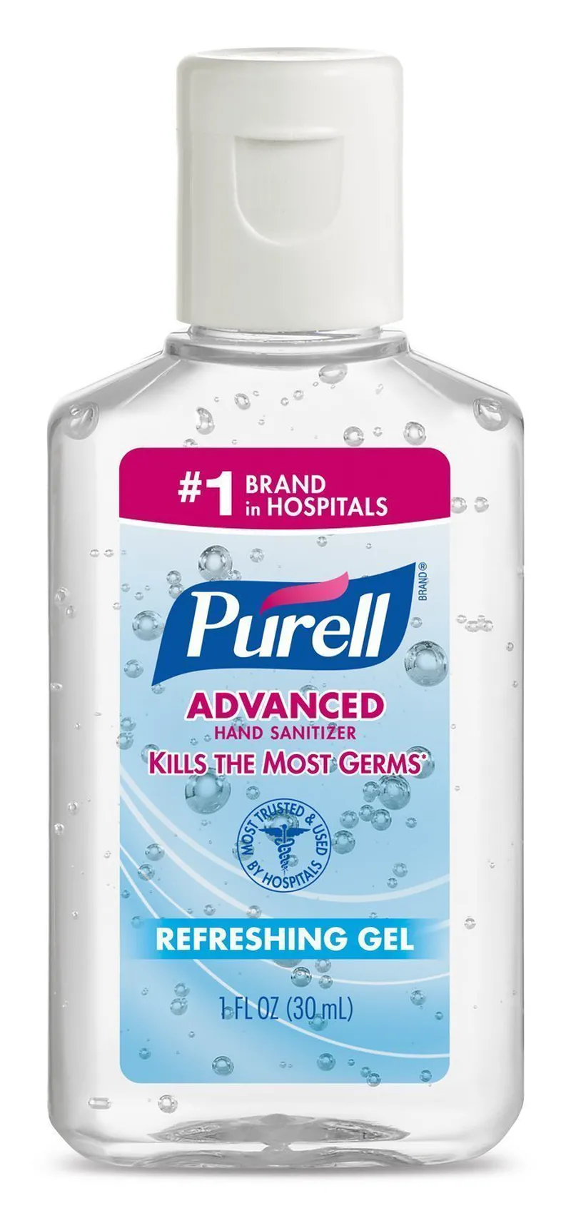 Purell Advanced Hand Sanitizer Refreshing Gel, 1 Fl Oz (15-Pack)