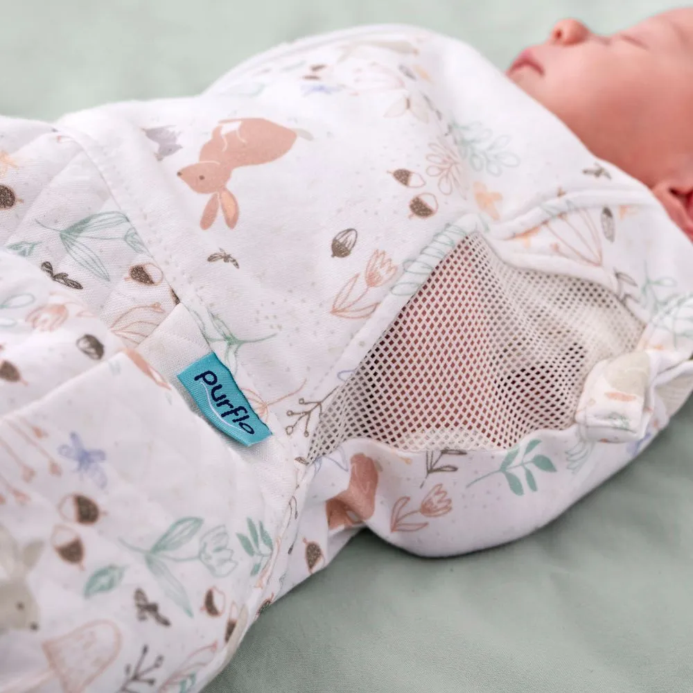 Purflo Swaddle To Sleep Bag 2.5 Tog 0-4m