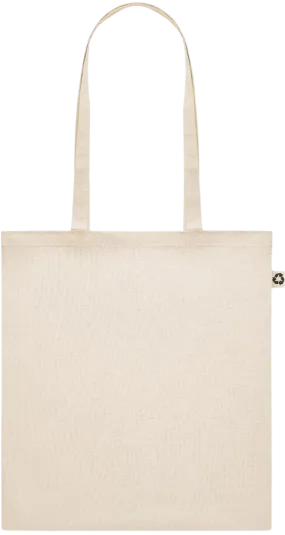 Recycled cotton shopping bag