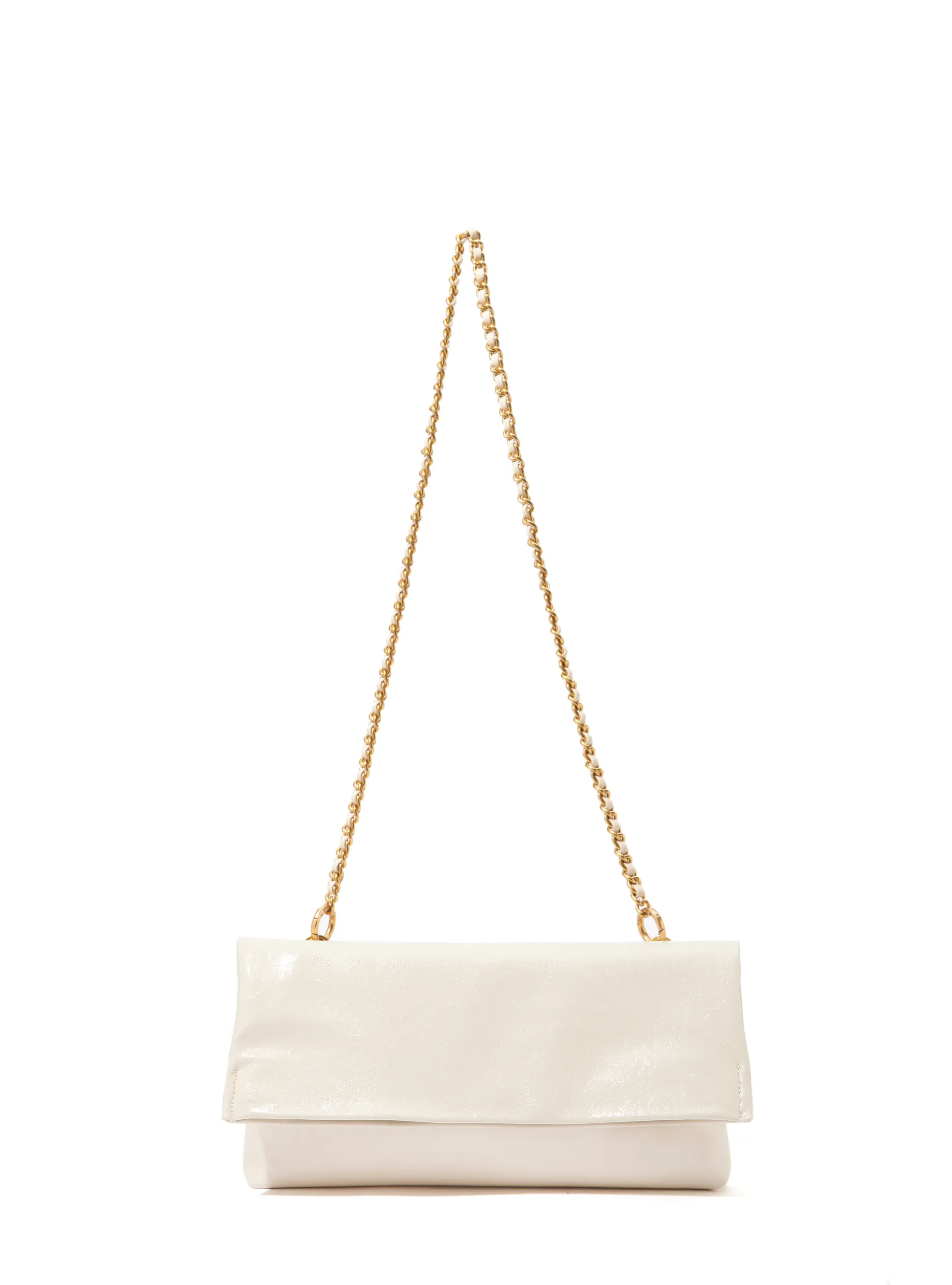 Rei Leather Bag, White by Bob Oré