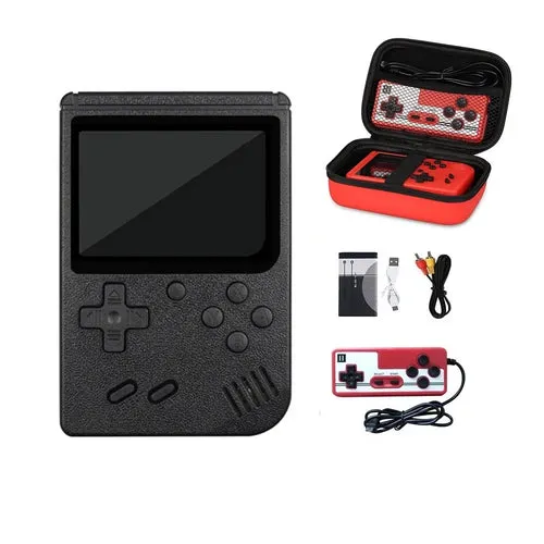 Retro Handheld Game Player With Bag Protection Video Game Console TV