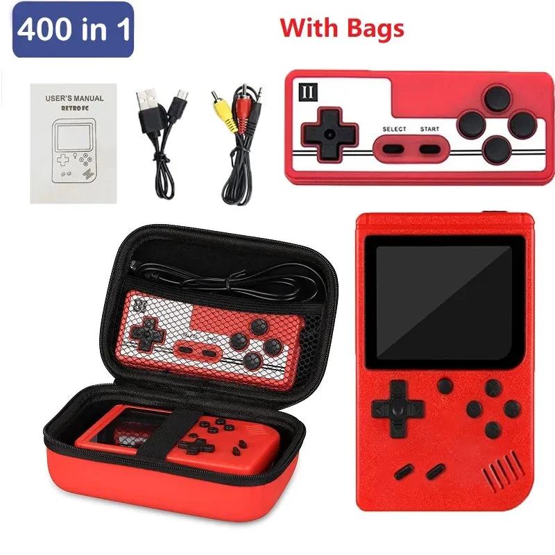 Retro Handheld Game Player With Bag Protection Video Game Console TV