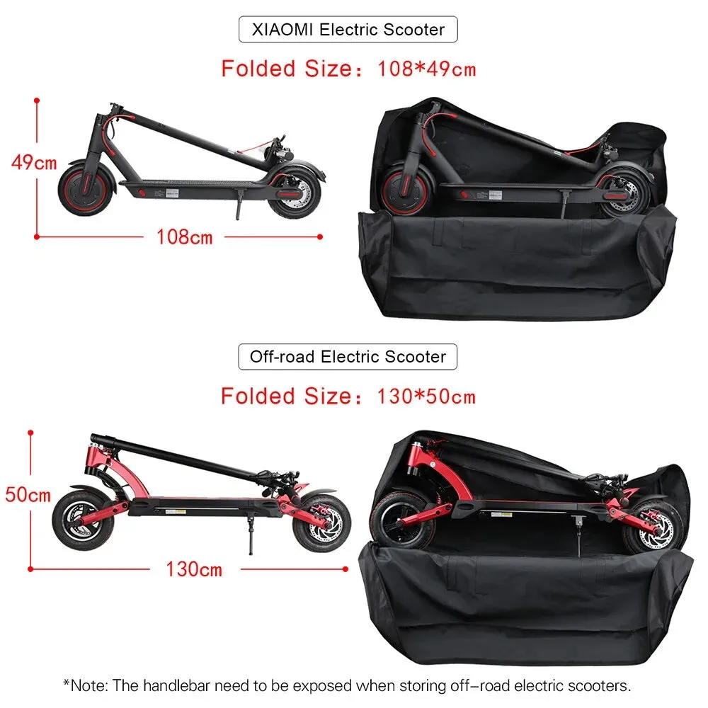 Rhinowalk Electric Scooter Storage Bag Cover Backpack Handbag Shoulder Bag for Off-road Foldable E-Scooter Xiaomi Mijia M365