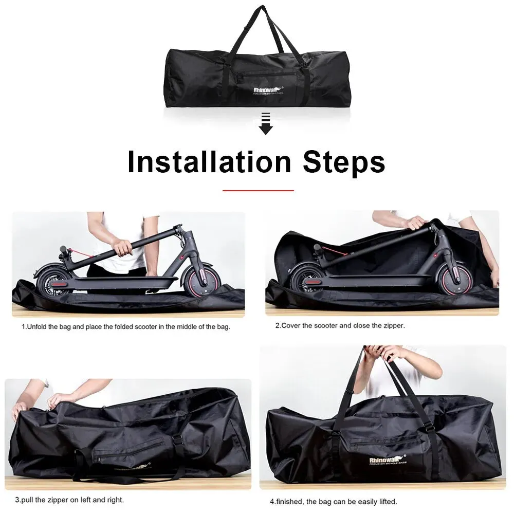 Rhinowalk Electric Scooter Storage Bag Cover Backpack Handbag Shoulder Bag for Off-road Foldable E-Scooter Xiaomi Mijia M365