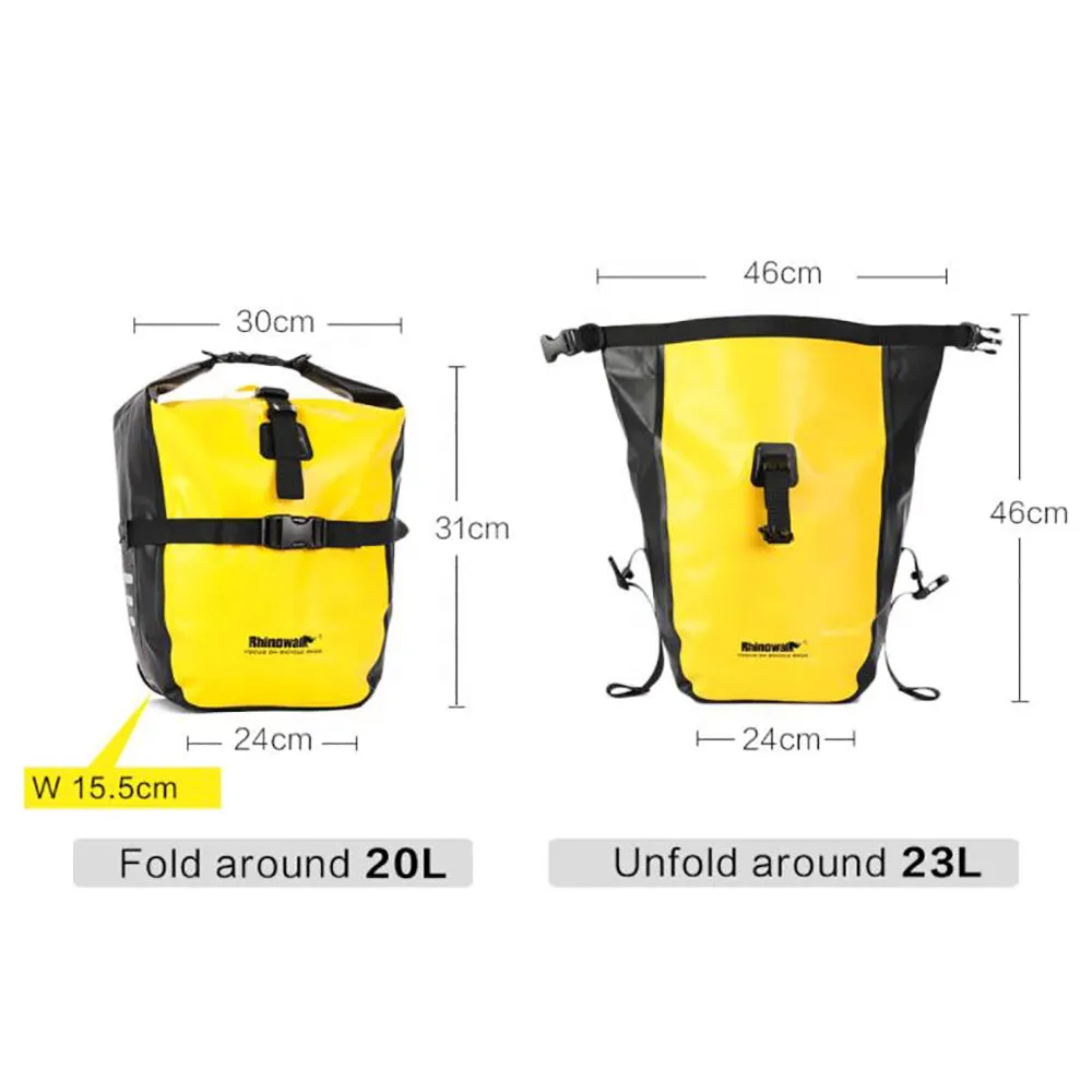 RK19663 20L Waterproof Pannier Bag