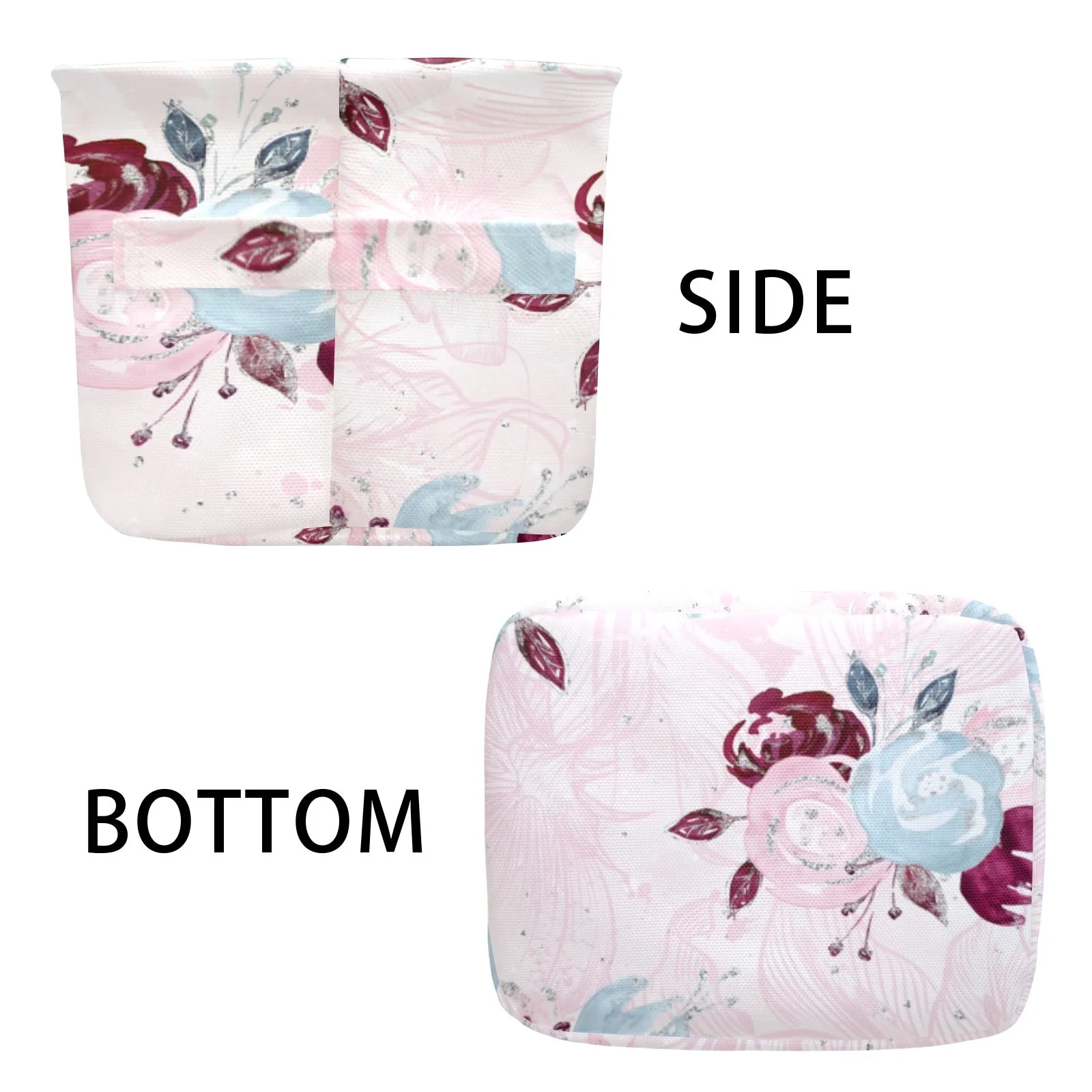 Roses Fabric Storage Basket